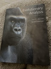 Evolutionary Analysis by Jon Herron and Scott Freeman (2013, Hardcover)