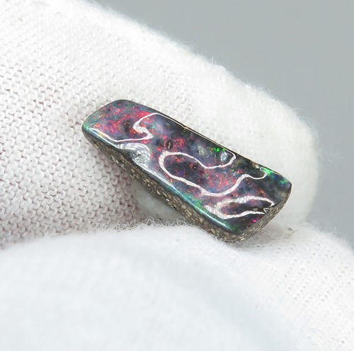 Australian Boulder Opal 1.63ct Natural Queensland Stone - Bild 3 von 7