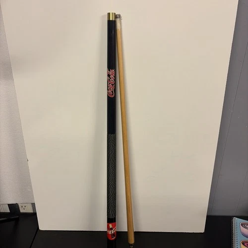 Vintage Coca Cola 2-Piece Pool Stick Set 58" 1999 Without Case Sealed Preowned