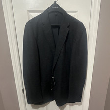 Jos A Bank Gray Tailored Fit Suit Jacket Mens XL Regular Notch Lapel NWT