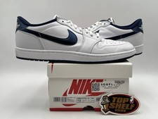 Nike Air Jordan Retro 1 85 Low OG Metallic Blue 2024 Size 13 Authentic Used 