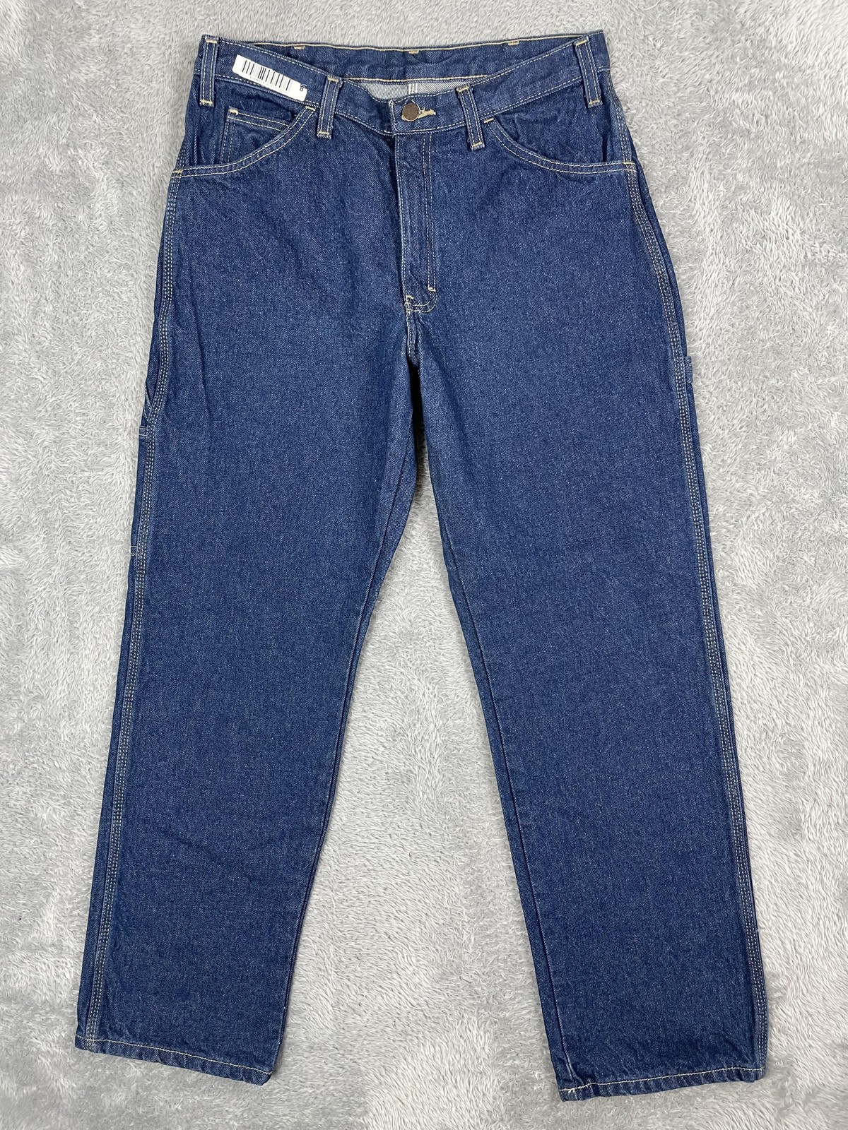 Dickies Carpenter Jeans Mens 34x30** Blue Relaxed Fit Straight Leg Work Denim