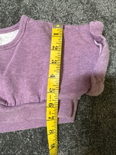 Name It Brand Girls Pink Sweatshirt Sz 5-6 Years Half Sweatshirt Balletcore - Picture 7 of 8