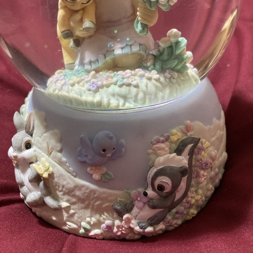 Disney Showcase Collection Precious Moments 2007 Bambi Musical Snow Globe Rare - Picture 2 of 9