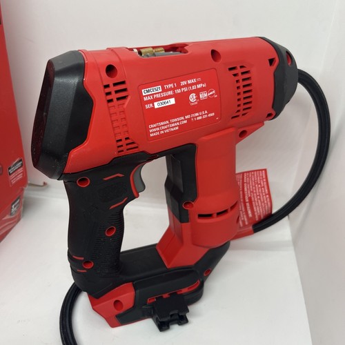 Craftsman V20 Akku-Reifenfüller, bis 150 PSI, mit digitalem Manometer - Bild 3 von 7