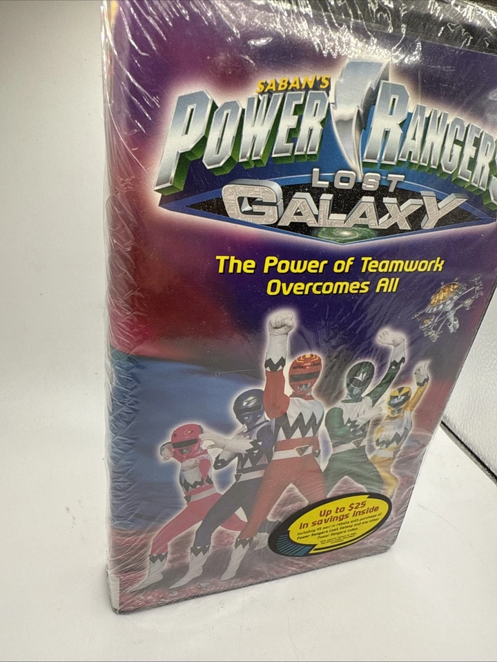 Power Rangers Lost Galaxy: The Power of Teamwork VHS Tape 1999 Sealed New - Image 4 of 4