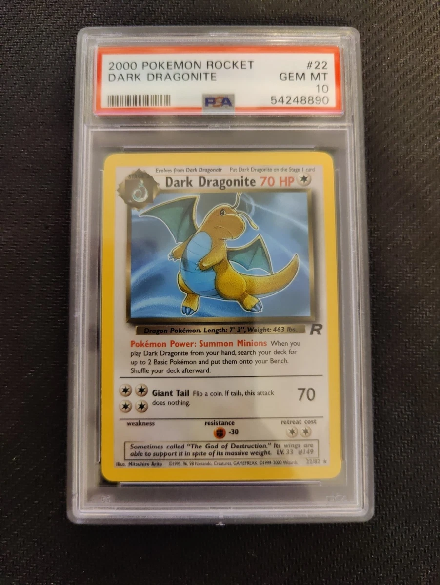 Darkness Pokémon TCG Professional Sports Authenticator (PSA) Grade