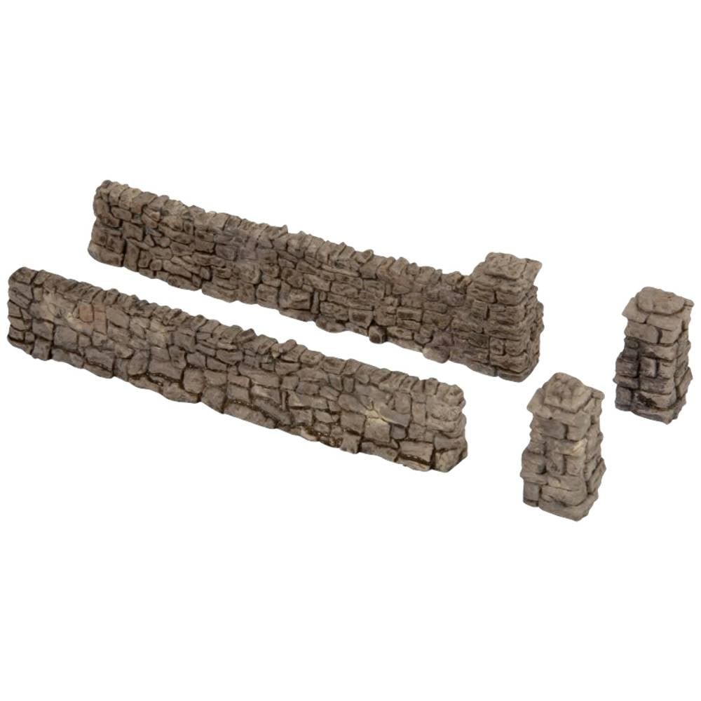 Mur de soutènement miniature en moellon TT NOCH 43170 pour relief
