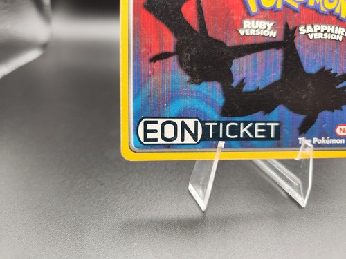 EON TICKET Pokemon Rubin und Saphir E-Reader Karte GBA Game Boy Advanc Authentic - Bild 5 von 12