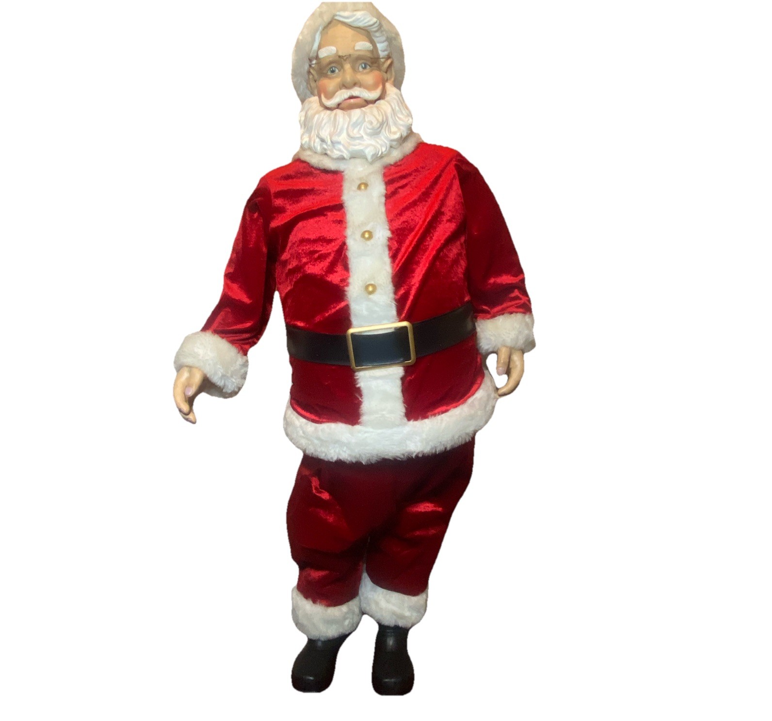 Gemmy Life Size Santa 5 Ft Singing Swingin Santa Claus Christmas FULLY WORKING!
