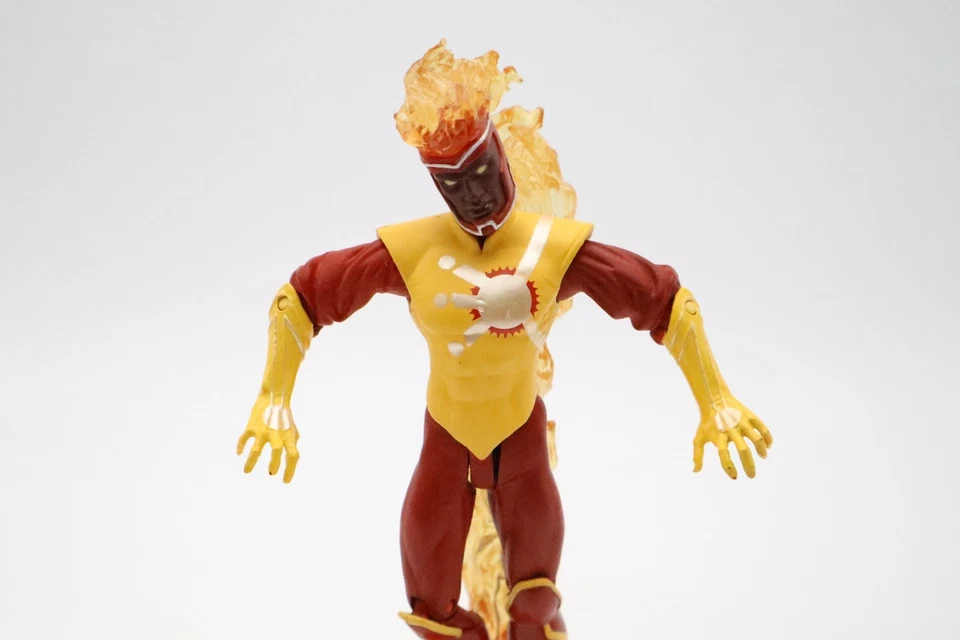 DC Universe Classics Firestorm Action Figure 6” Mattel 2009 JLU Flame Base - Image 4 of 4