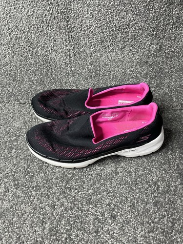 Skechers Go Walk 6 Womens US 8 Black Slip On Walking Shoes Causal Sandals Ladies - Picture 2 of 12