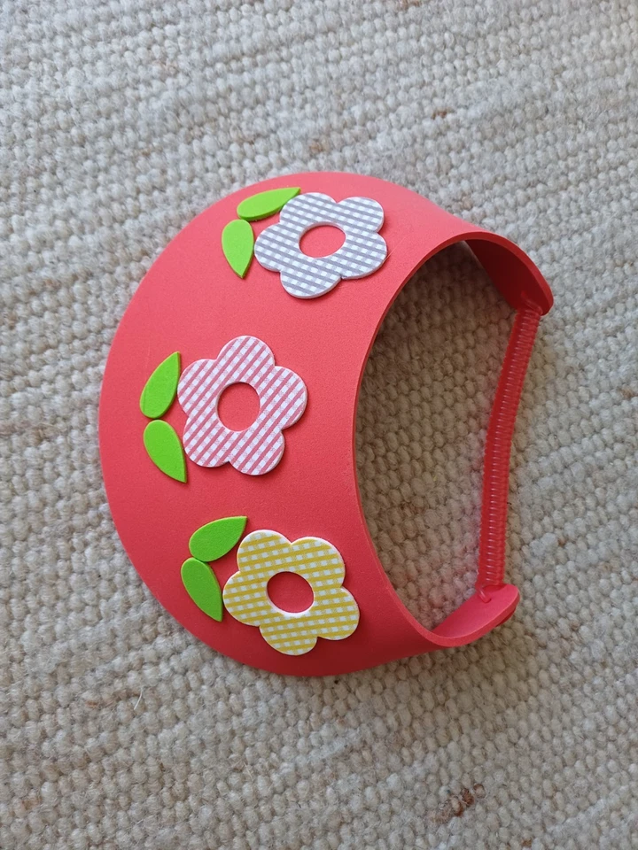 Sonnenvisier Visor Kinder Kappe Schirmkappe Schild 6-8 Jahre Sommer Mädchen bunt - Bild 1 von 1