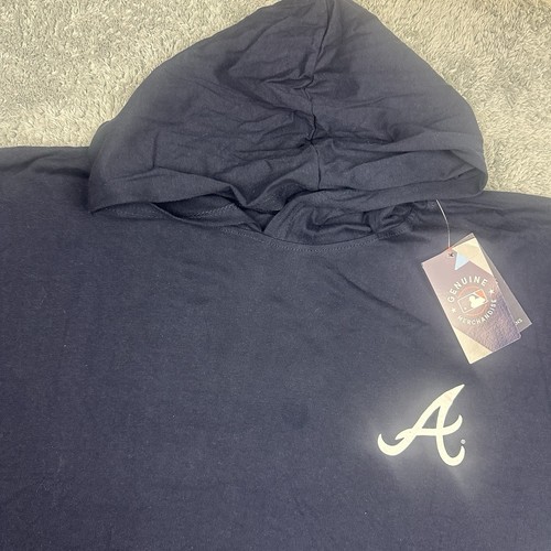 Atlanta Braves 3XLT Big & Tall Jersey Kurzarm Pullover Hoodie T-Shirt Navy