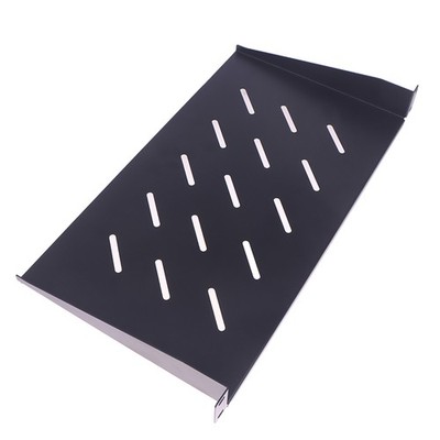 1U Server Rack Mount Shelf Vented Cantilever Tray For 19in Rack & Cabinet