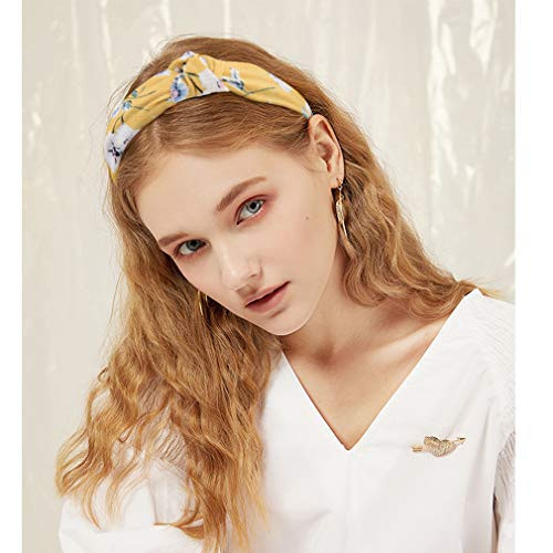 10 pcs Bow Knot Headband Floral Twist Turban Headband Cross Knot Wide Color 1 - Bild 6 von 6