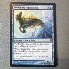 Magic the Gathering MTG Breaching Hippocamp (43) Theros   LP