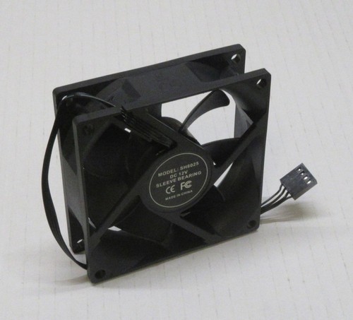 80 mm - Angenehm leiser PWM  Lüfter, CPU - Kühler, Fan, Gehäuselüfter - Bild 3 von 3