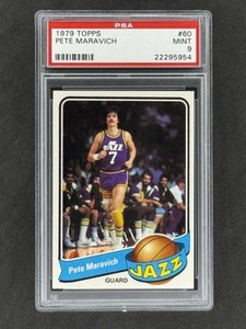 Pete Maravich 1979 Topps No. 60 PSA 9