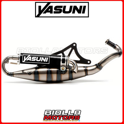 TUB420C AUSPUFF YASUNI R CARBONIO DERBI GP1 RACING / REVOLUTION 50CC LC - PIAGGI