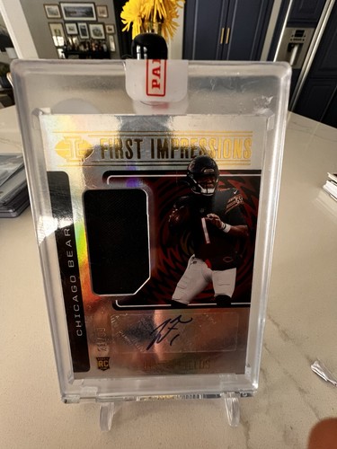 2021 Panini Illusions Justin Fields First Impressions Autographed 21/99 RPA - Imagen 1 de 6