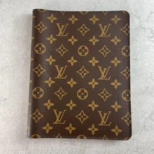 Louis Vuitton R20100 Agenda GM Monogram Day Planner Cover Brown from JP