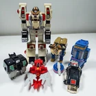 Vintage Power Rangers Zord Lot 7pc Thunder & White Tigerzord Parts Figures
