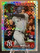 2024 Topps - Austin Wells - Chrome Update - X-Fractor #USC197 (RC) Yankees NYY