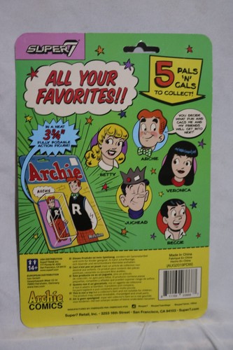 Archie Comics - Betty - 3.75" Action Figure Super 7 Reaction - Brand New! - Picture 3 of 3