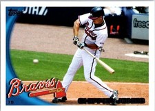Chipper Jones 2010 Topps #652 Atlanta Braves