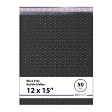 Teal Large Poly Bubble Mailers 12x15 inch | Self Seal Padded Envelopes Cushioned