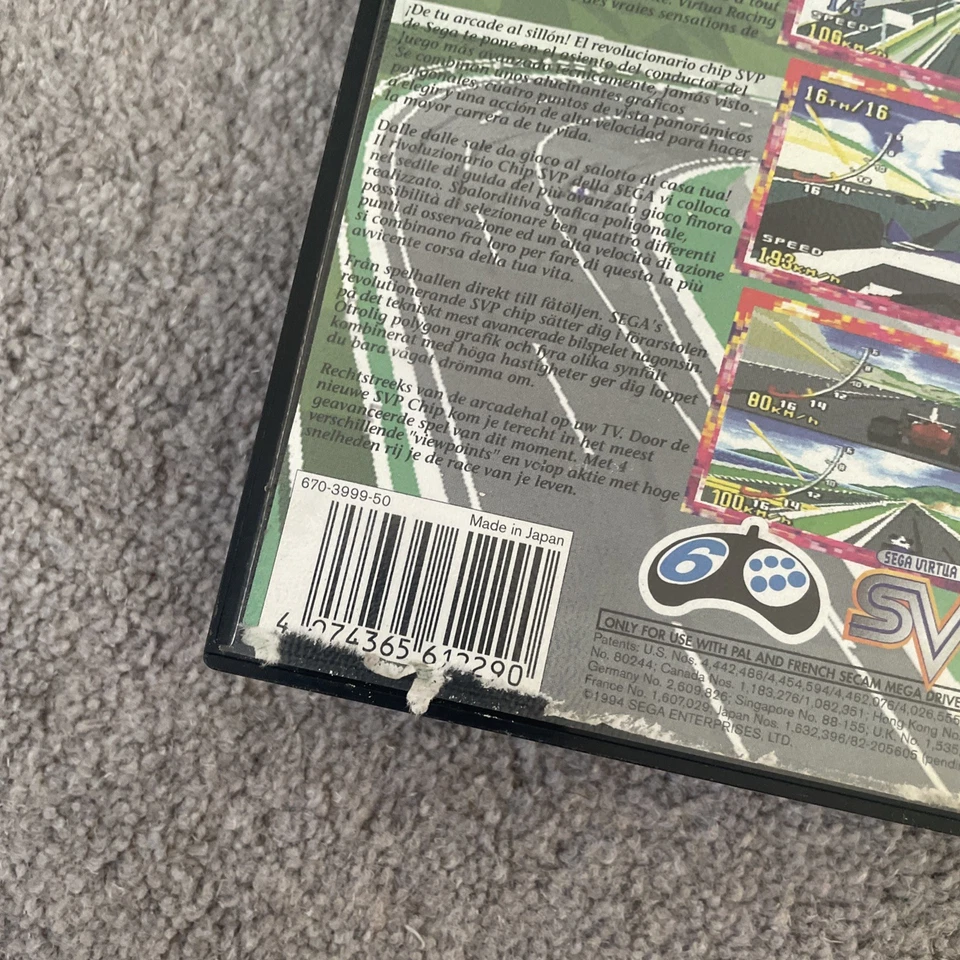 Virtua Racing Sega Mega Drive | Complete in Box CIB | PAL - Image 4 of 4
