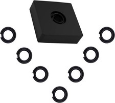 (7 Sets) 3/8" Impact Retaining Ring Clip Friction Ring Hog Ring with O-Ring for 