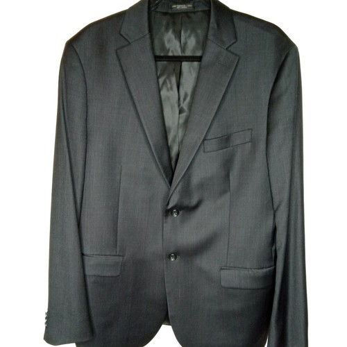 Abrigo deportivo negro John Varvatos Star EE. UU. (USADO EN EXCELENTE ESTADO) - 44 - Imagen 1 de 9