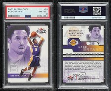 2001-02 Fleer Force Kobe Bryant #25 PSA 8 HOF