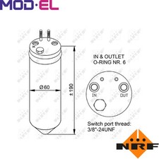 DRYER AIR CONDITIONING 33256 FOR KIA CARNIVAL/II HJ3HJ3 2.9L 4cyl CARNIVAL II