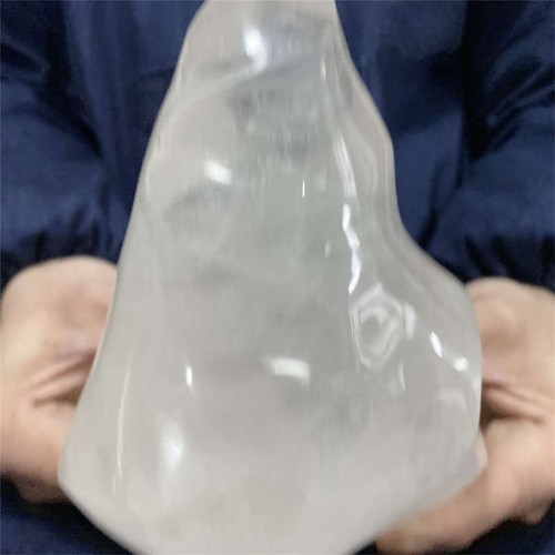 1,1 kg Natural Cuarzo Ahumado Llama Cuarzo Cristal Pulido Tallado Curación - Imagen 3 de 12
