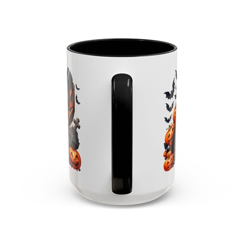 Halloween vampire Cat Accent Mug, Trick or Treat Coffee Cup, Spooky Gift, Fall  - Bild 9 von 65