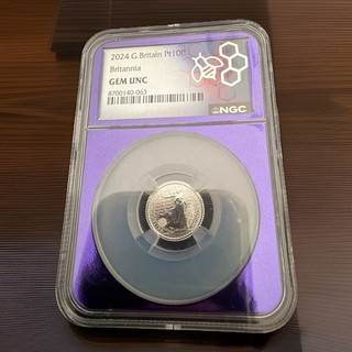 2024 G. Britain PT10P Platinum 1/10 oz Britannia NGC Gem Unc. TraderBea