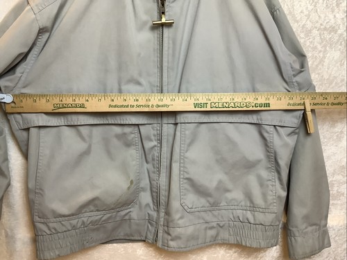 Mighty-Mac Gray Mens Size 44 Zip Up Lightweight Windbreaker Jacket - Picture 16 of 19