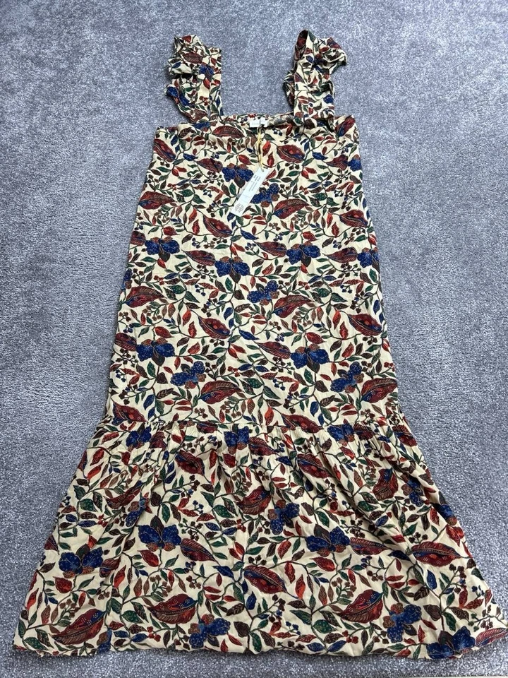 Vestido House of Harlow 1960 Línea A Mujer Mediano Multicolor Estampado Hermana Nuevo Foto 2 de 4