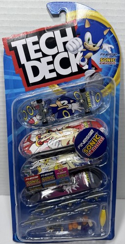 Tech Deck SONIC the Hedgehog Finesse Ultra DLX Fingerboard Set NEU Sealed SEGA - Bild 1 von 6
