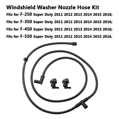 for Ford Super Duty Windshield Washer Nozzle Hose Kit Compatible with Ford Su... - Picture 5 of 6