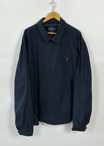 Chaqueta cortavientos Polo Ralph Lauren azul cremallera completa para hombre talla 3XL azul oscuro Top - Imagen 4 de 7