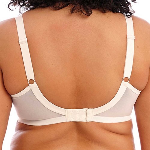 Elomi 4550 Priya Underwired Plunge Side Support Embroidered Bra 42H US Vainlla - Picture 2 of 5