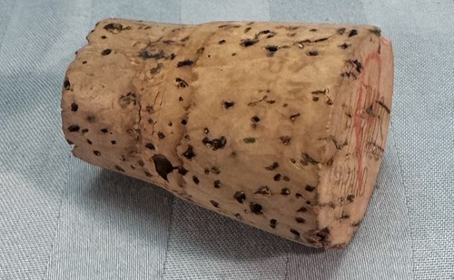 ANTIQUE RARE AMERICAN-THERMOS VACUUM BOTTLE CORK & CUP TOP MODEL 2480 - Picture 11 of 13