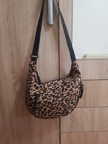 Leo Tasche Umhängetasche Leoprint Leomuster Schultertasche Festival Tasche - Bild 3 von 5