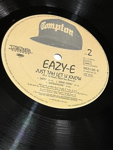EAZY-E Sippin On A 40 12”maxi Single REL 663196 VG+/NM MEGA RARE!! - Bild 3 von 5
