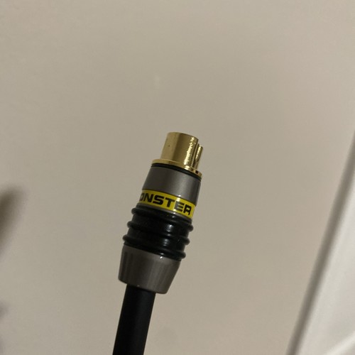 Monster supervideo Cable 1FT S-Video, HD, SVHS, Hi-8, ED Beta - Picture 3 of 9