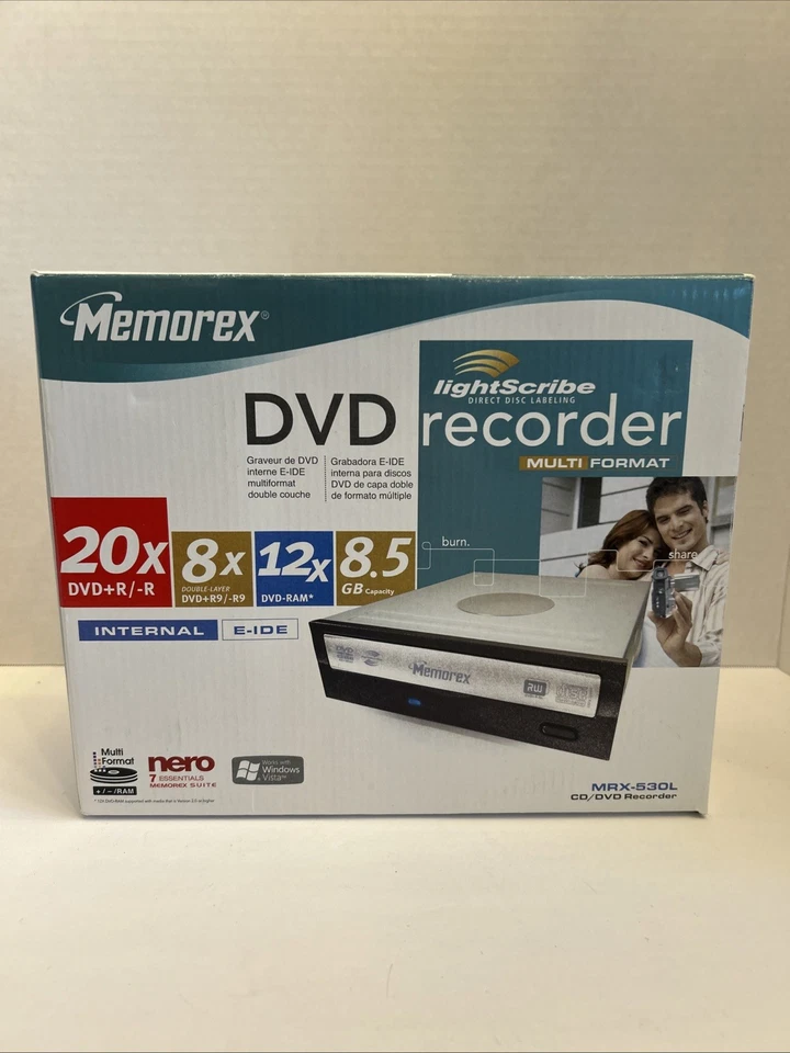 Memorex MRX-530L Lightscribe DVD Multi Format CD/DVD Recorder - Image 2 of 4